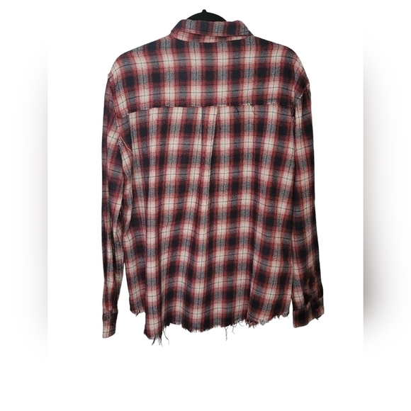 POL Button-down Plaid Shirt - Picture 2 of 8